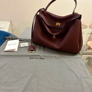 Balenciaga Rodeo Medium Burgundy